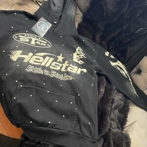 Hellstar Black Graphic Hoodie